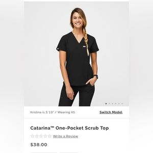 Figs scrubs set, small pants & medium top